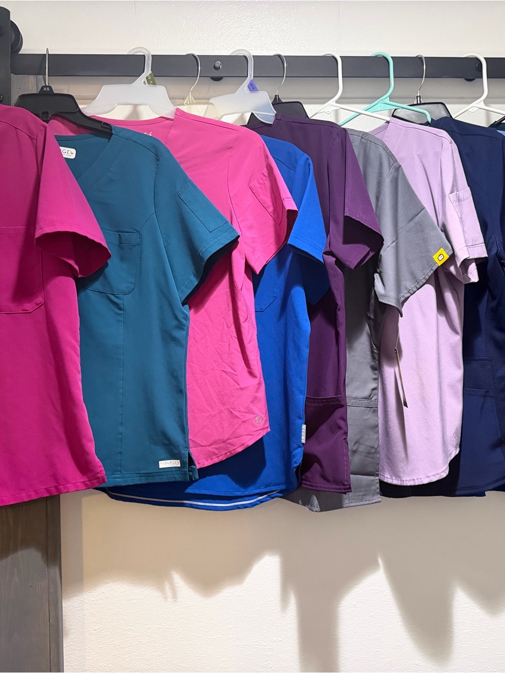 11 Women’s Scrub Tops - Pink & Teal Options